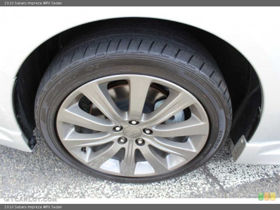 2010 Subaru Impreza WRX Sedan Wheel and Tire Photo #53311068