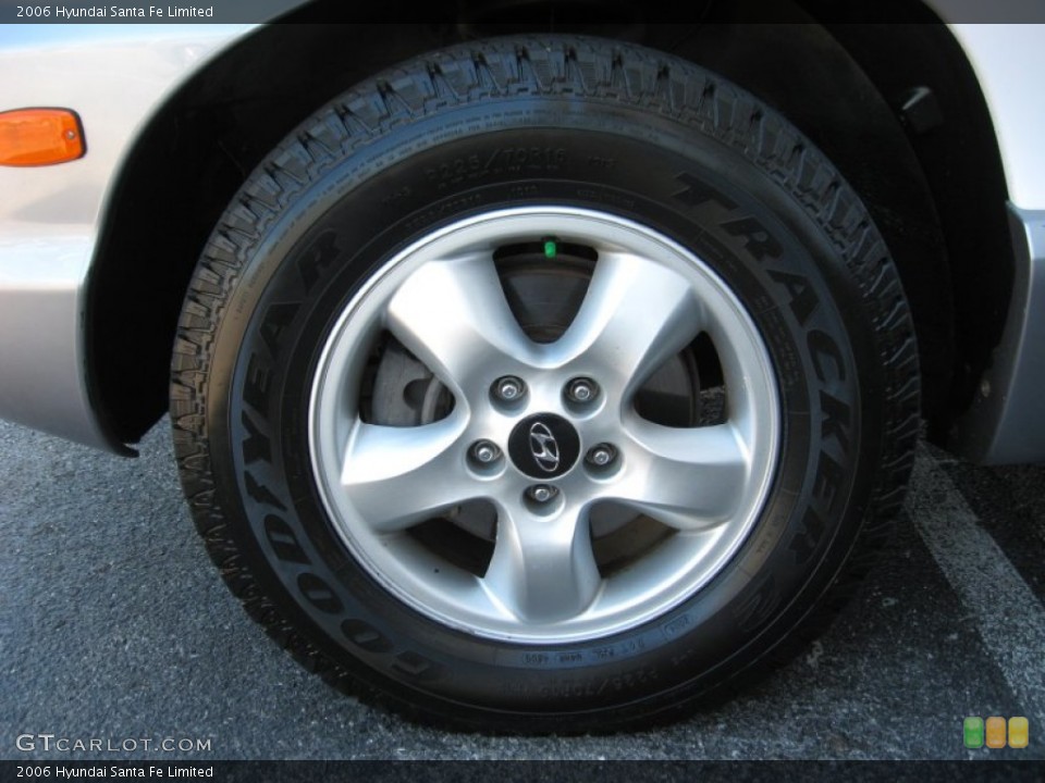 2006 Hyundai Santa Fe Limited Wheel and Tire Photo #53315295