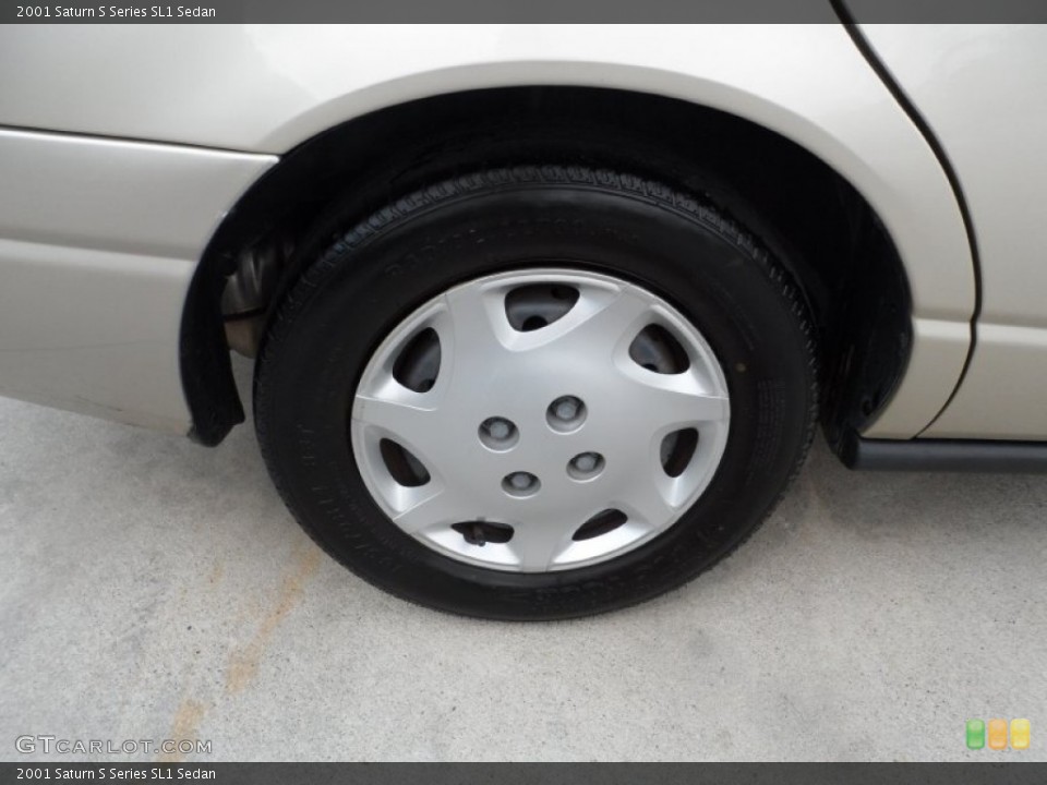 2001 Saturn S Series SL1 Sedan Wheel and Tire Photo #53317647