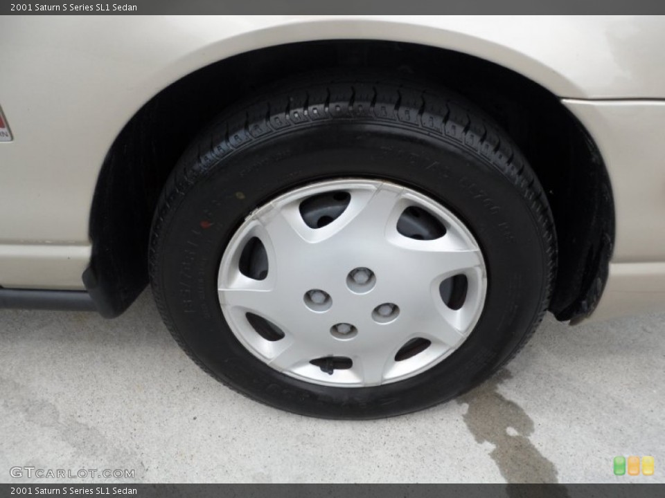 2001 Saturn S Series SL1 Sedan Wheel and Tire Photo #53317656