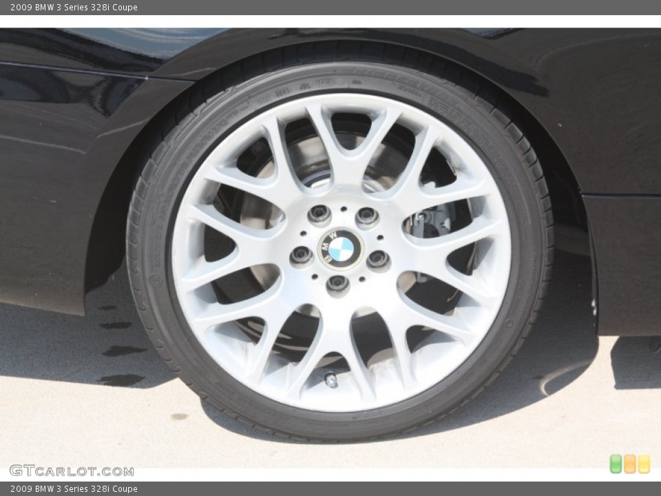 2009 BMW 3 Series 328i Coupe Wheel and Tire Photo #53319099