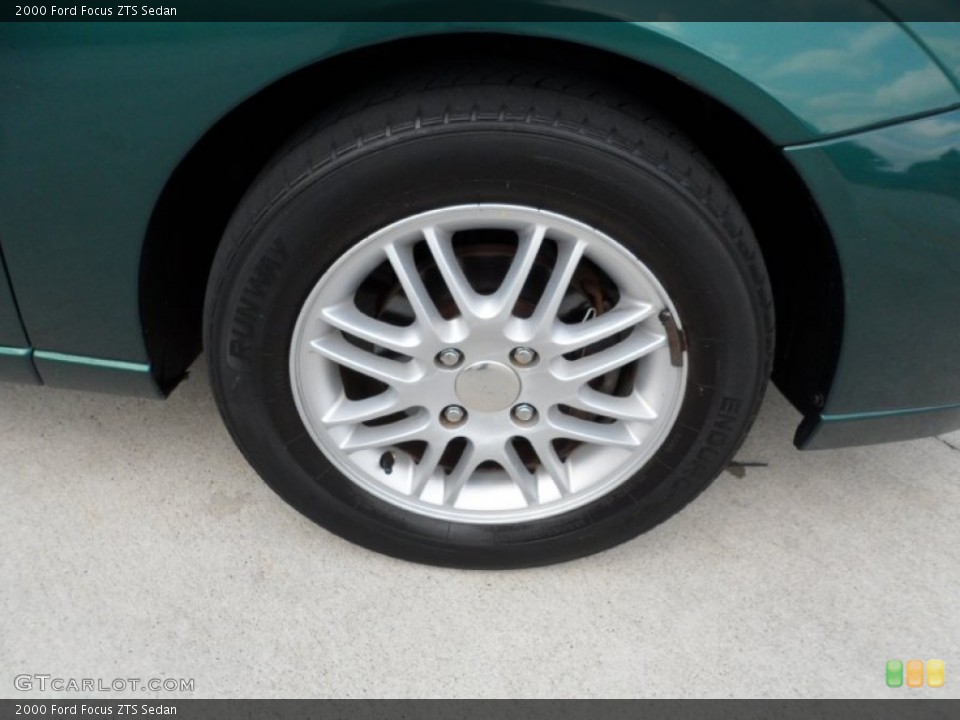 2000 Ford Focus ZTS Sedan Wheel and Tire Photo #53323525