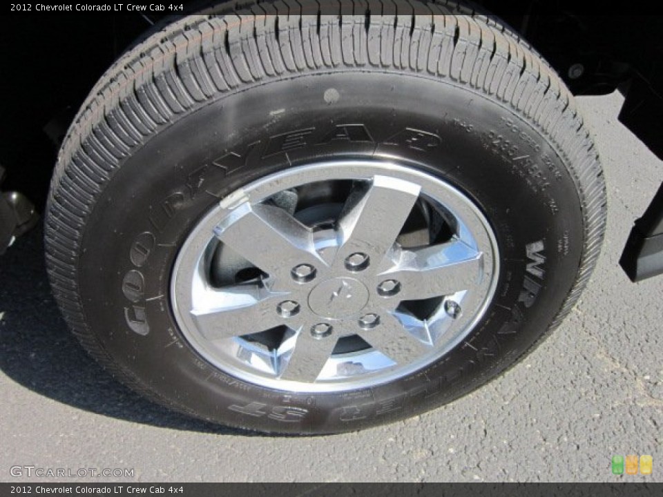 2012 Chevrolet Colorado LT Crew Cab 4x4 Wheel and Tire Photo #53324281