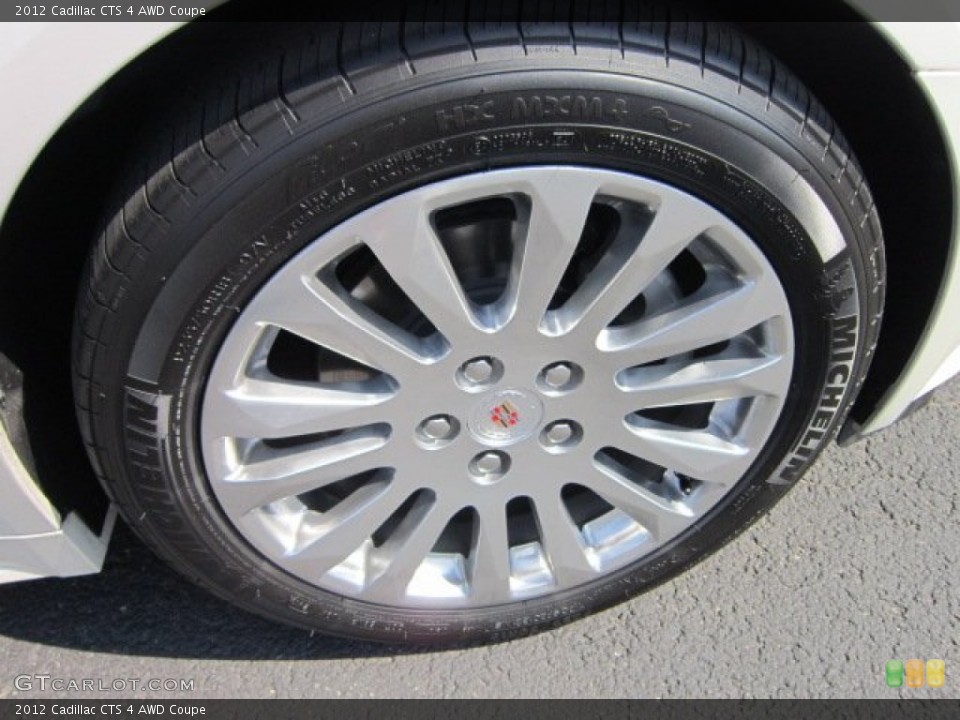 2012 Cadillac CTS 4 AWD Coupe Wheel and Tire Photo #53324497