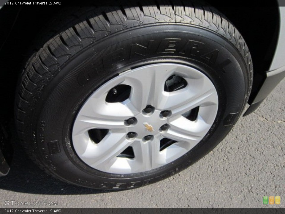 2012 Chevrolet Traverse LS AWD Wheel and Tire Photo #53324680