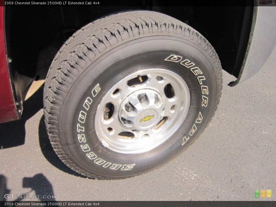 2009 Chevrolet Silverado 2500HD LT Extended Cab 4x4 Wheel and Tire Photo #53325382