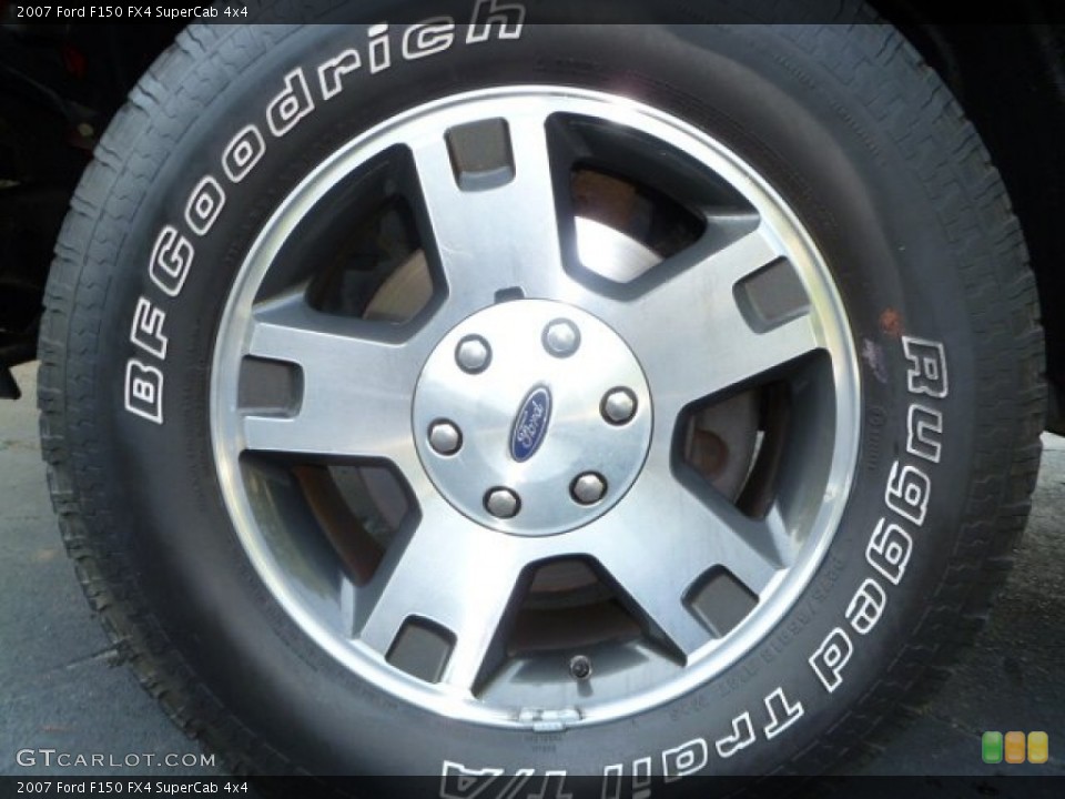 2007 Ford F150 FX4 SuperCab 4x4 Wheel and Tire Photo #53329464