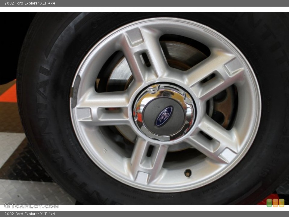 2002 Ford Explorer XLT 4x4 Wheel and Tire Photo #53331543