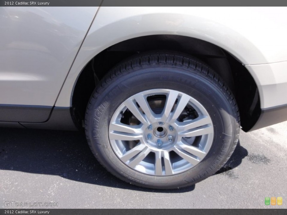 2012 Cadillac SRX Luxury Wheel and Tire Photo #53334088