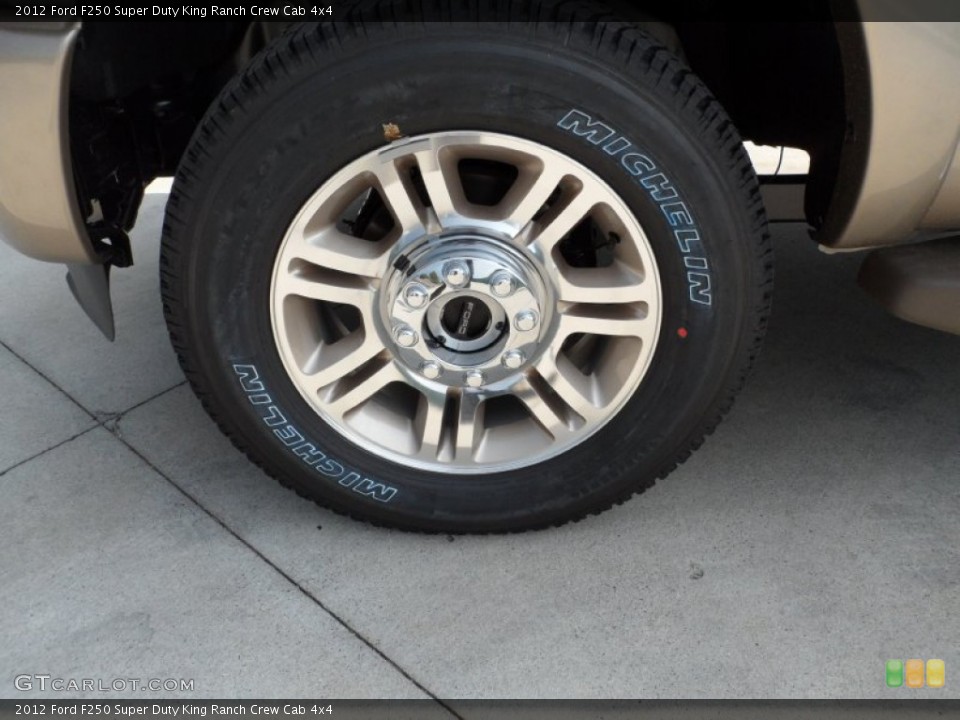 2012 Ford F250 Super Duty King Ranch Crew Cab 4x4 Wheel and Tire Photo #53335147