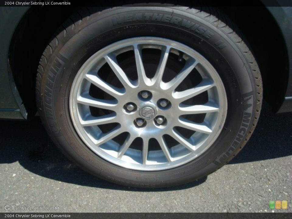 2004 Chrysler Sebring LX Convertible Wheel and Tire Photo #53338777
