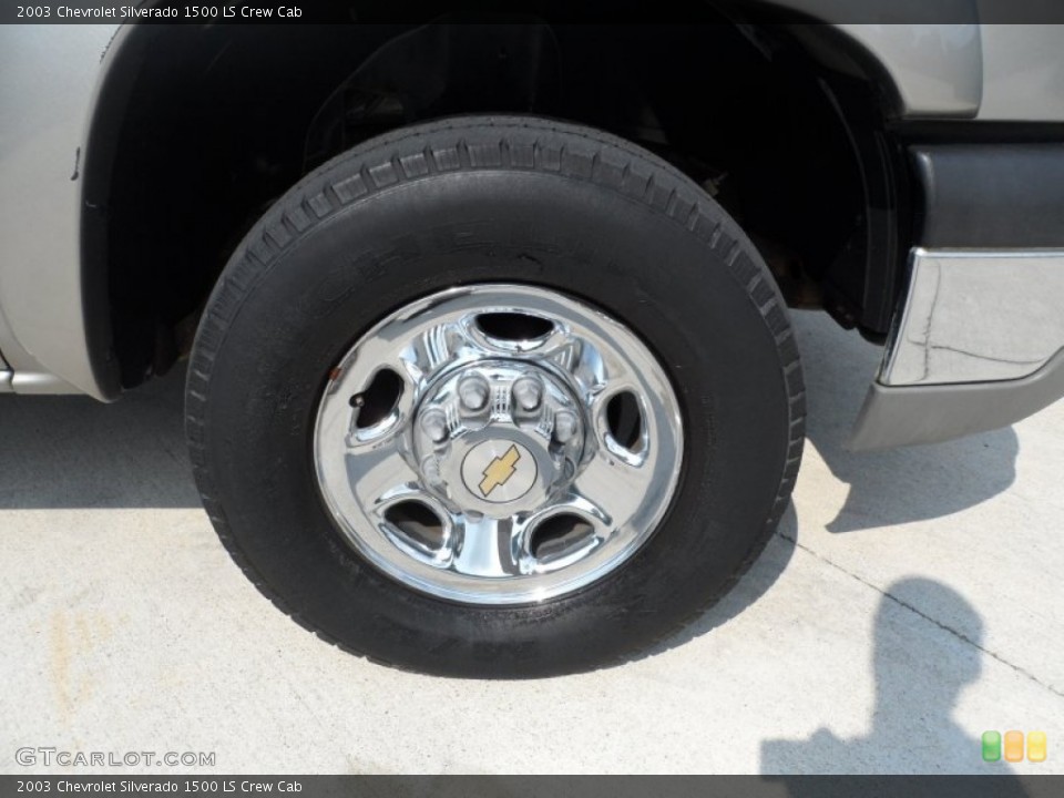 2003 Chevrolet Silverado 1500 LS Crew Cab Wheel and Tire Photo #53339173