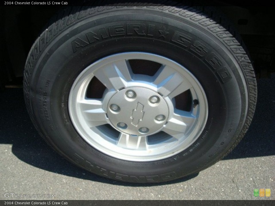 2004 Chevrolet Colorado LS Crew Cab Wheel and Tire Photo #53339353