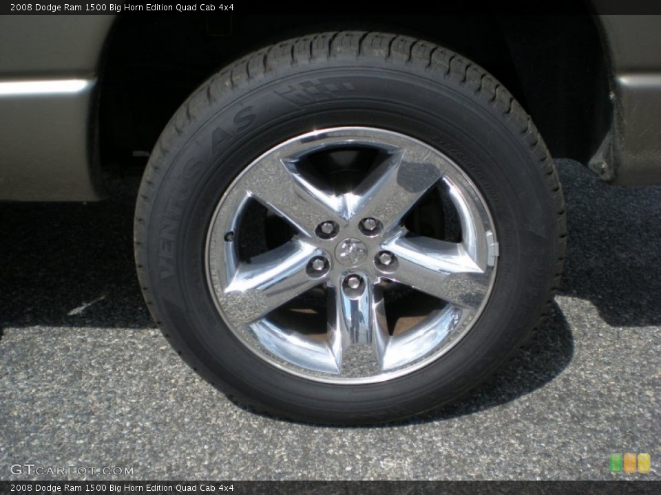 2008 Dodge Ram 1500 Big Horn Edition Quad Cab 4x4 Wheel and Tire Photo #53341438