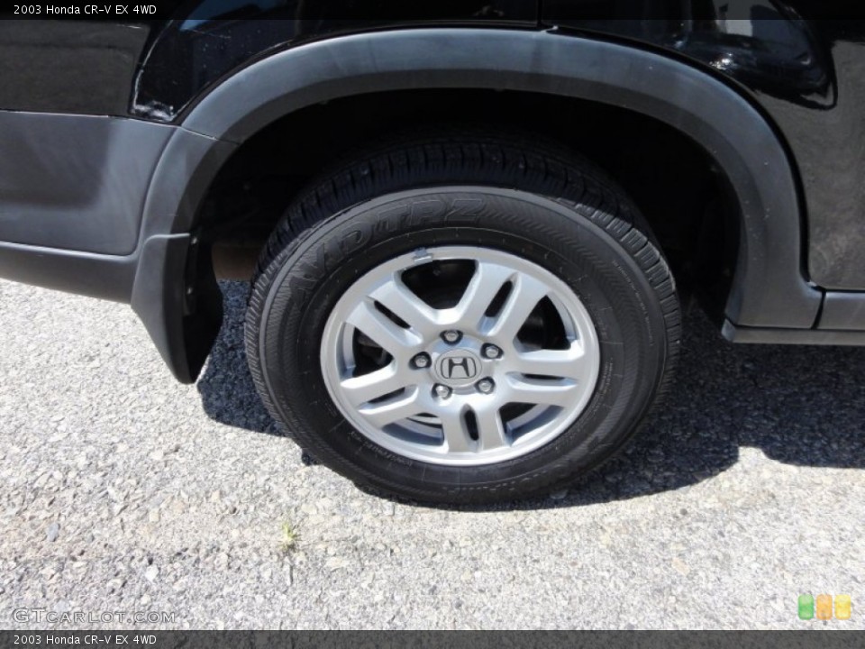 2003 Honda CR-V EX 4WD Wheel and Tire Photo #53346475