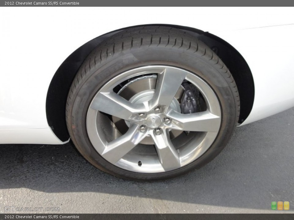 2012 Chevrolet Camaro SS/RS Convertible Wheel and Tire Photo #53353177
