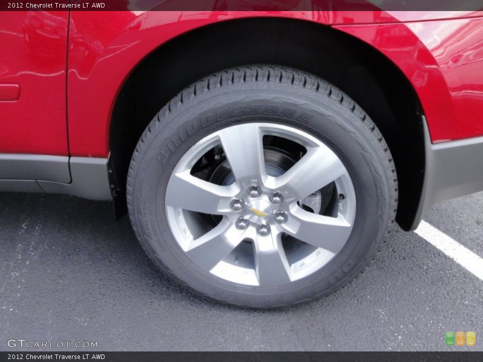 2012 Chevrolet Traverse LT AWD Wheel and Tire Photo #53353603