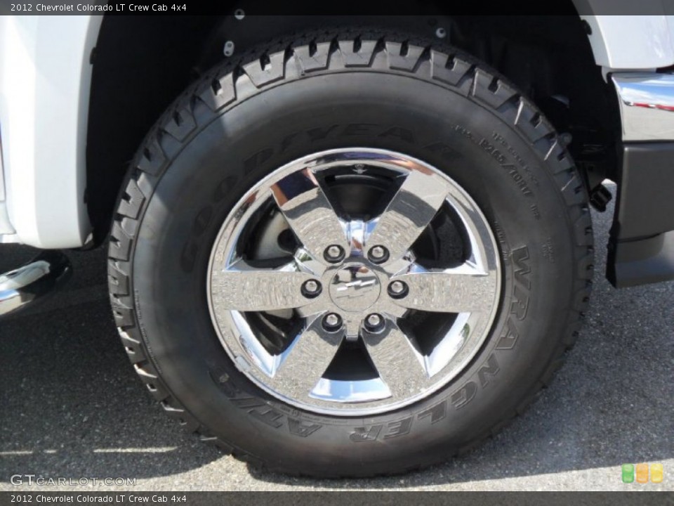 2012 Chevrolet Colorado LT Crew Cab 4x4 Wheel and Tire Photo #53358286