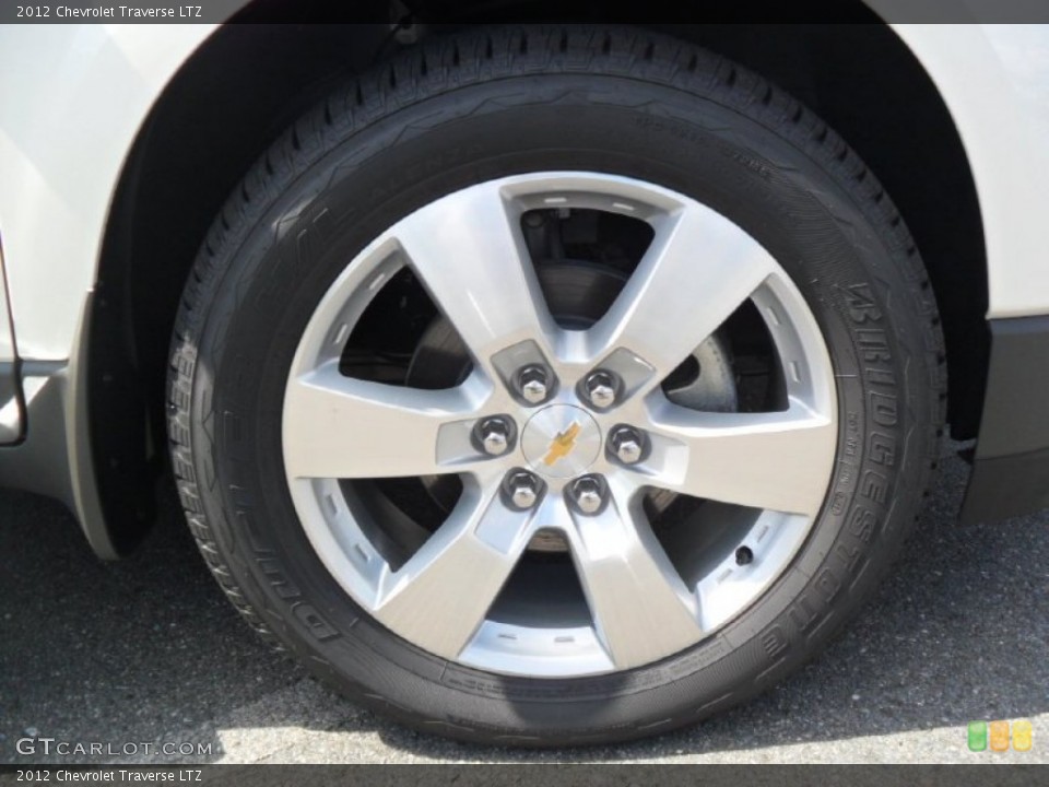 2012 Chevrolet Traverse LTZ Wheel and Tire Photo #53369378