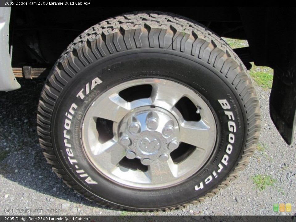 2005 Dodge Ram 2500 Laramie Quad Cab 4x4 Wheel and Tire Photo #53373320