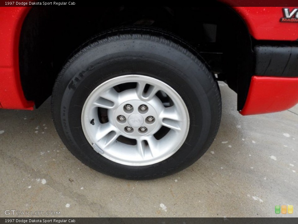 1997 Dodge Dakota Sport Regular Cab Wheel and Tire Photo #53388227