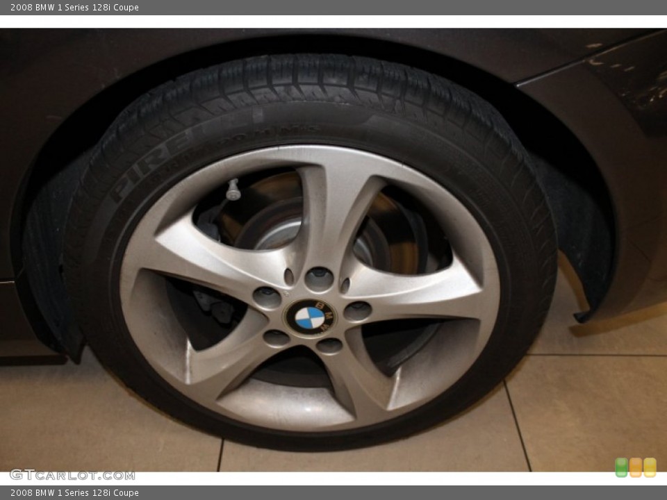 2008 BMW 1 Series 128i Coupe Wheel and Tire Photo #53389103