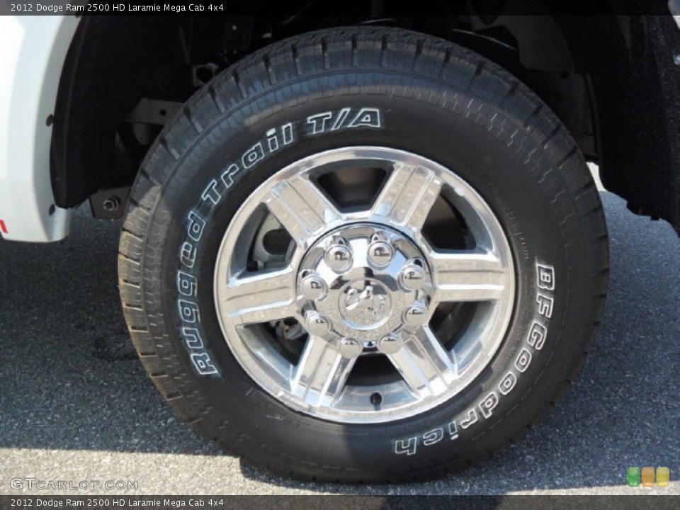 2012 Dodge Ram 2500 HD Laramie Mega Cab 4x4 Wheel and Tire Photo #53389253
