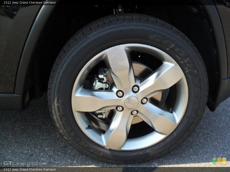 2012 Jeep Grand Cherokee Overland Wheel and Tire Photo #53390105