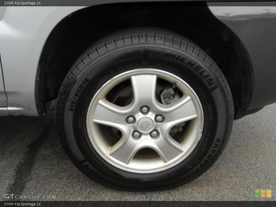 2006 Kia Sportage LX Wheel and Tire Photo #53392949