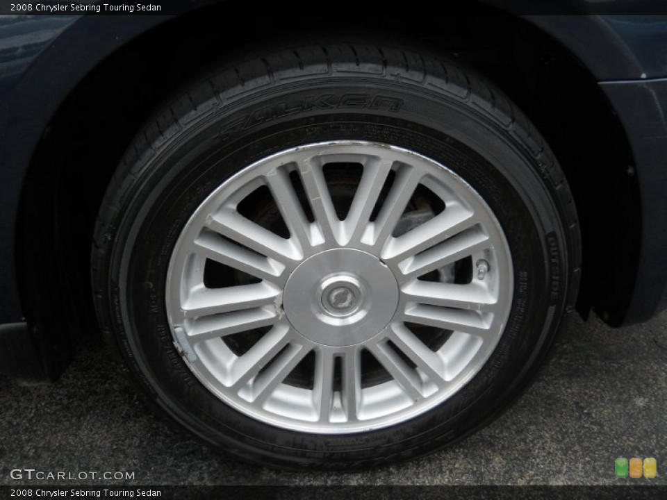 2008 Chrysler Sebring Touring Sedan Wheel and Tire Photo #53394017