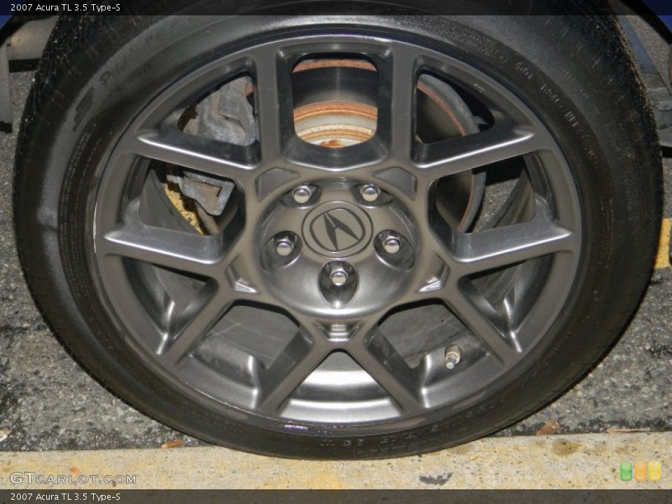 2007 Acura TL 3.5 Type-S Wheel and Tire Photo #53398388