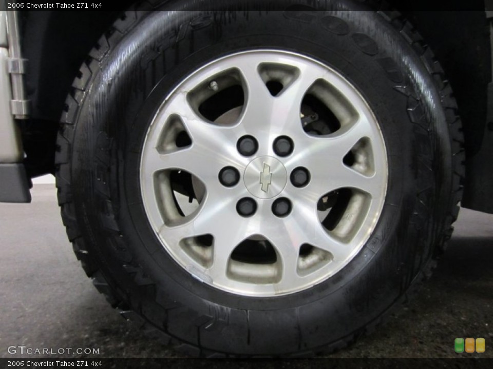 2006 Chevrolet Tahoe Z71 4x4 Wheel and Tire Photo #53401766