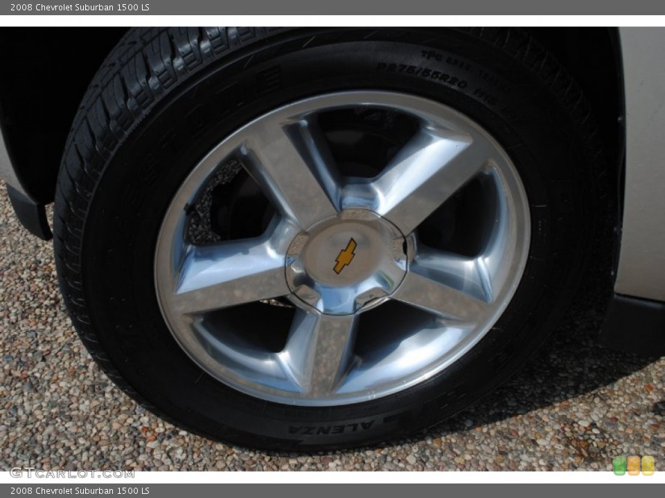 2008 Chevrolet Suburban 1500 LS Wheel and Tire Photo #53405066