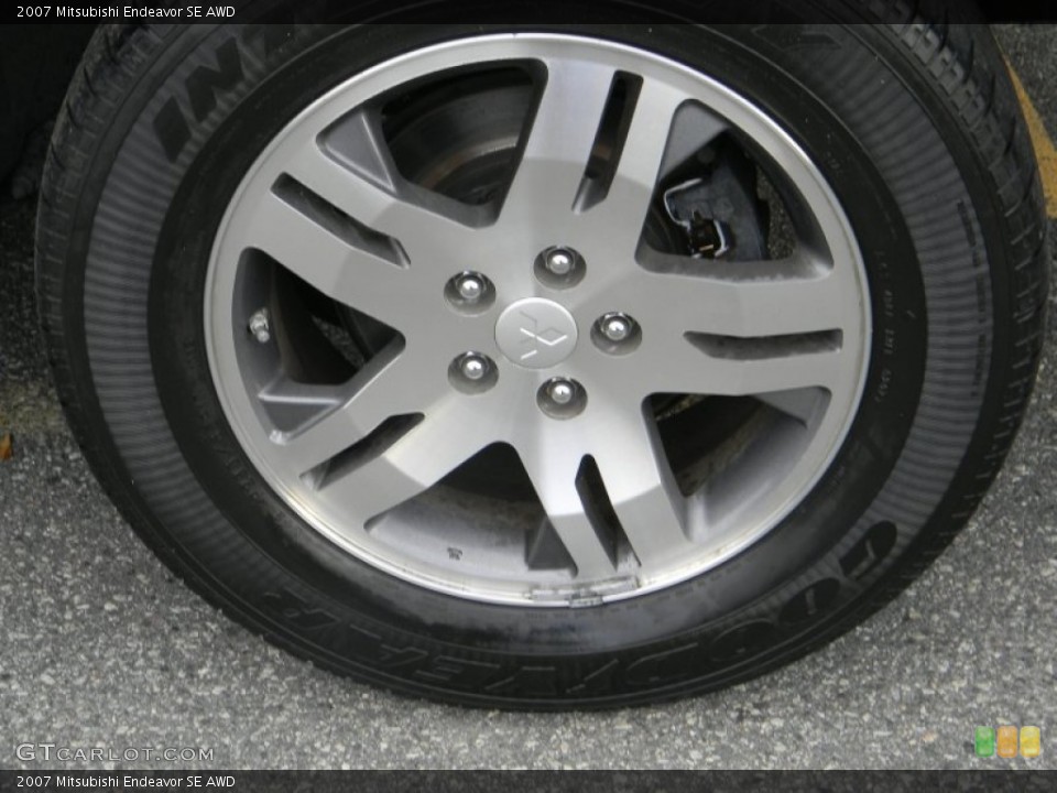 2007 Mitsubishi Endeavor SE AWD Wheel and Tire Photo #53419910