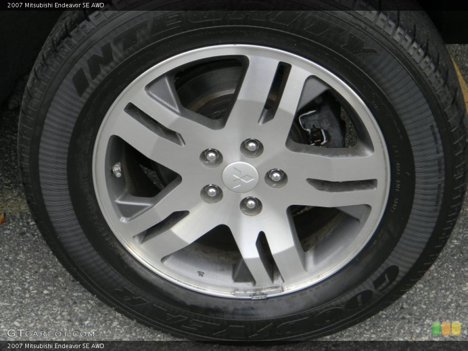 2007 Mitsubishi Endeavor SE AWD Wheel and Tire Photo #53419941
