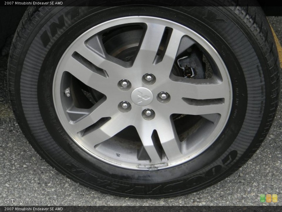 2007 Mitsubishi Endeavor SE AWD Wheel and Tire Photo #53419960