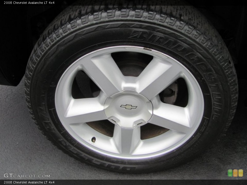2008 Chevrolet Avalanche LT 4x4 Wheel and Tire Photo #53420899