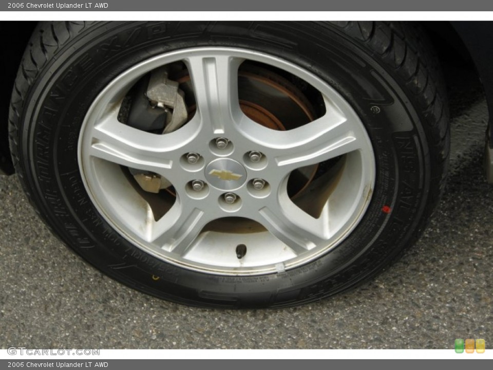 2006 Chevrolet Uplander LT AWD Wheel and Tire Photo #53421367