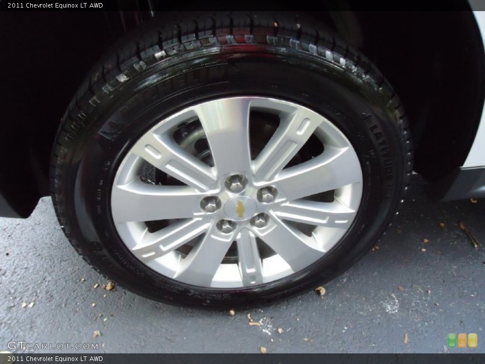 2011 Chevrolet Equinox LT AWD Wheel and Tire Photo #53423704