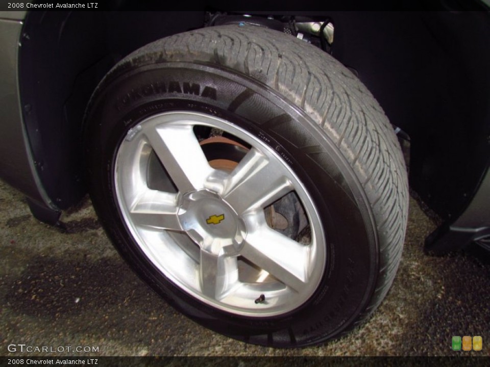 2008 Chevrolet Avalanche LTZ Wheel and Tire Photo #53424814