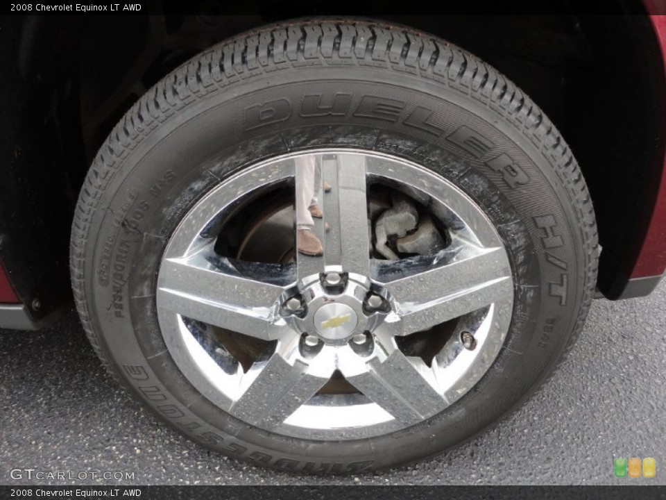 2008 Chevrolet Equinox LT AWD Wheel and Tire Photo #53434579
