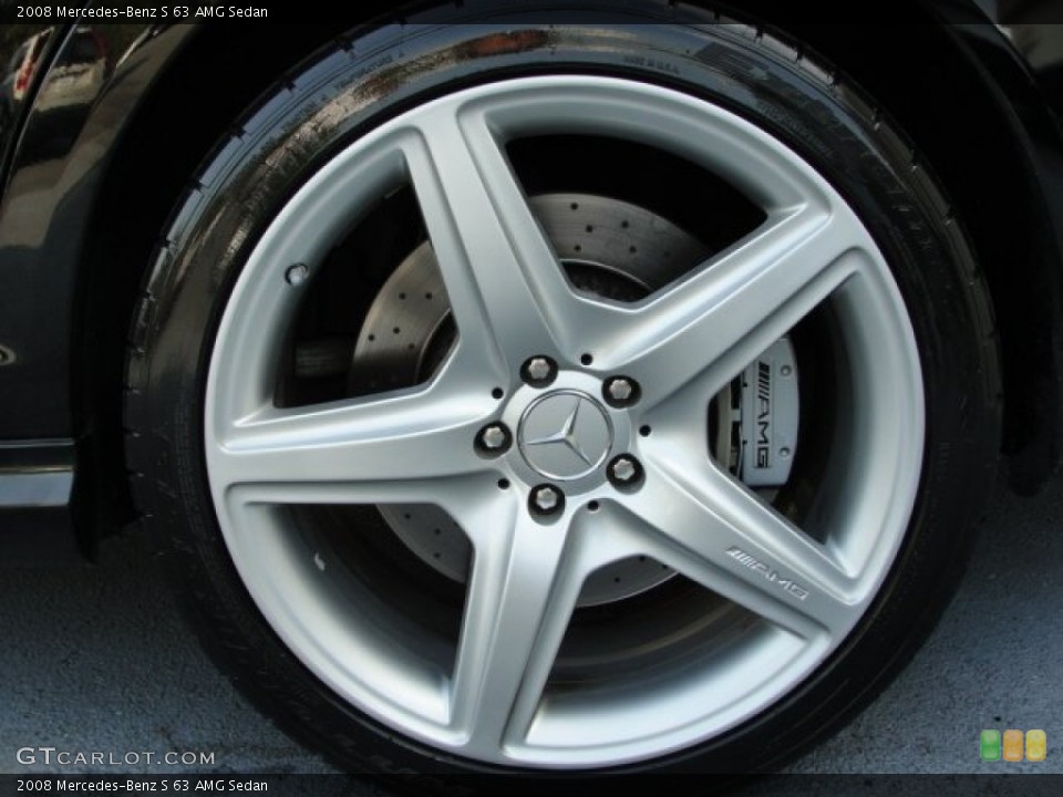 2008 Mercedes-Benz S 63 AMG Sedan Wheel and Tire Photo #53441207