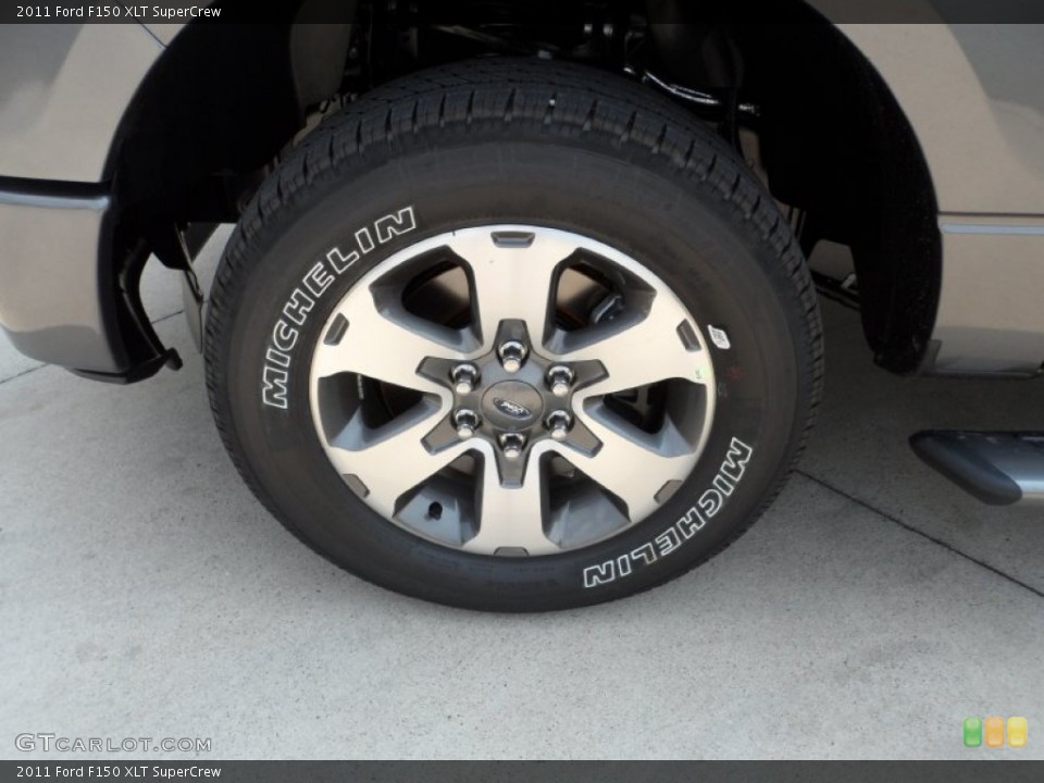 2011 Ford F150 XLT SuperCrew Wheel and Tire Photo #53449570
