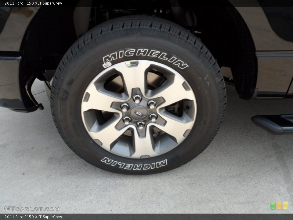 2011 Ford F150 XLT SuperCrew Wheel and Tire Photo #53450126
