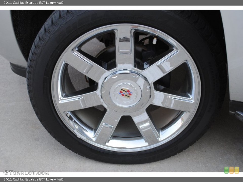 2011 Cadillac Escalade EXT Luxury AWD Wheel and Tire Photo #53454650