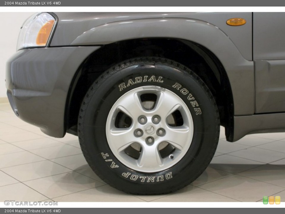 2004 Mazda Tribute LX V6 4WD Wheel and Tire Photo #53456348