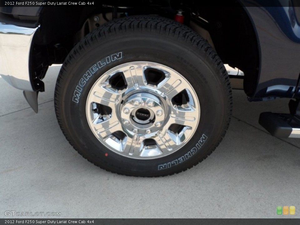 2012 Ford F250 Super Duty Lariat Crew Cab 4x4 Wheel and Tire Photo #53457059