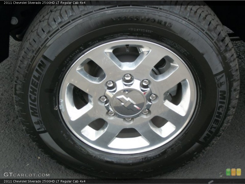 2011 Chevrolet Silverado 2500HD LT Regular Cab 4x4 Wheel and Tire Photo #53459615
