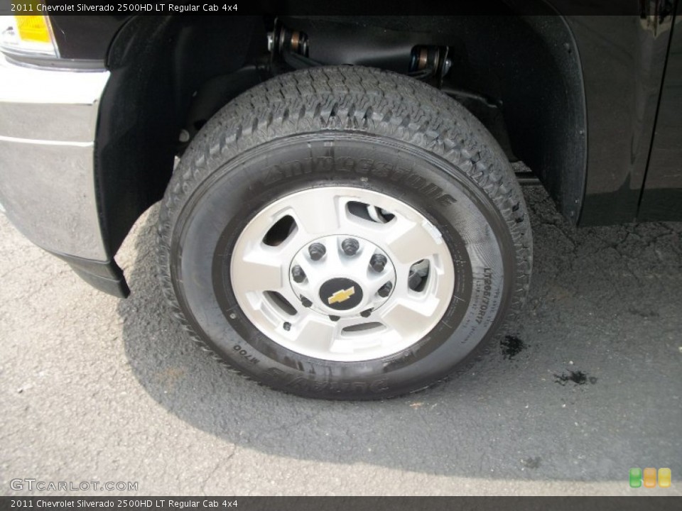 2011 Chevrolet Silverado 2500HD LT Regular Cab 4x4 Wheel and Tire Photo #53460567