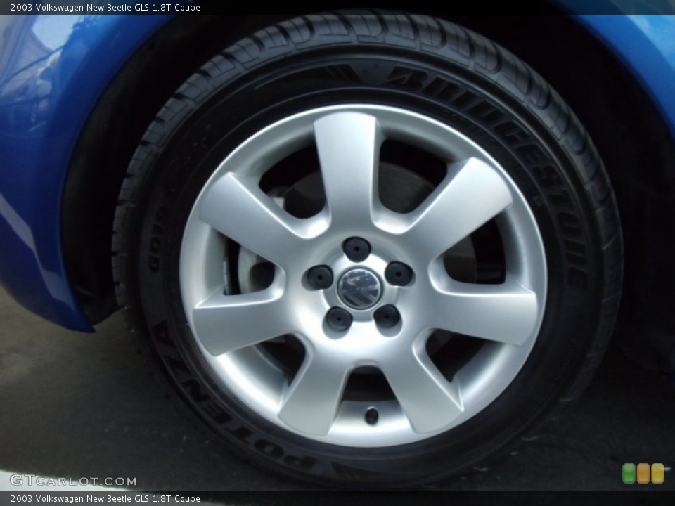 2003 Volkswagen New Beetle GLS 1.8T Coupe Wheel and Tire Photo #53470640